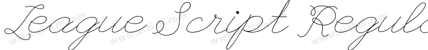 League Script Regula字体转换